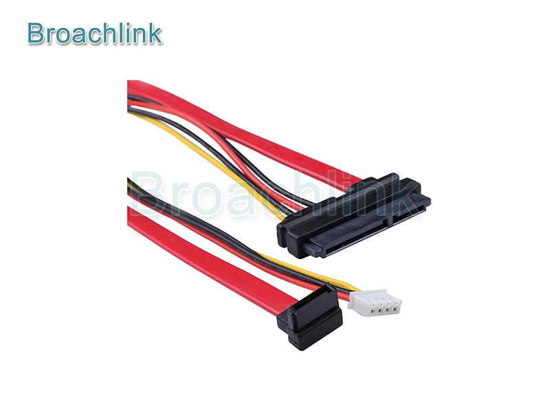 SATA cable - 7p+15p to 7p+ph2.0mm