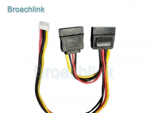 PH2.0转2XSATA_15P供电_1 SATA cable - PH2.0mm to 2XSATA_15P