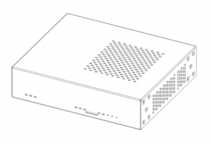 1295-前侧轴视图-上下盖合体 N1295 (For noah3 / noah5 )