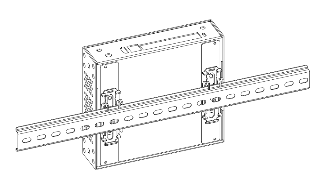 DIN mount kit ( For n80x,n90x,n12xx-v30 )