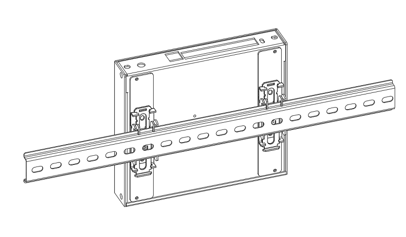 DIN mount kit ( For n80x,n90x )