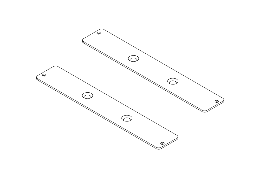 DIN mount kit ( For n80x,n90x )