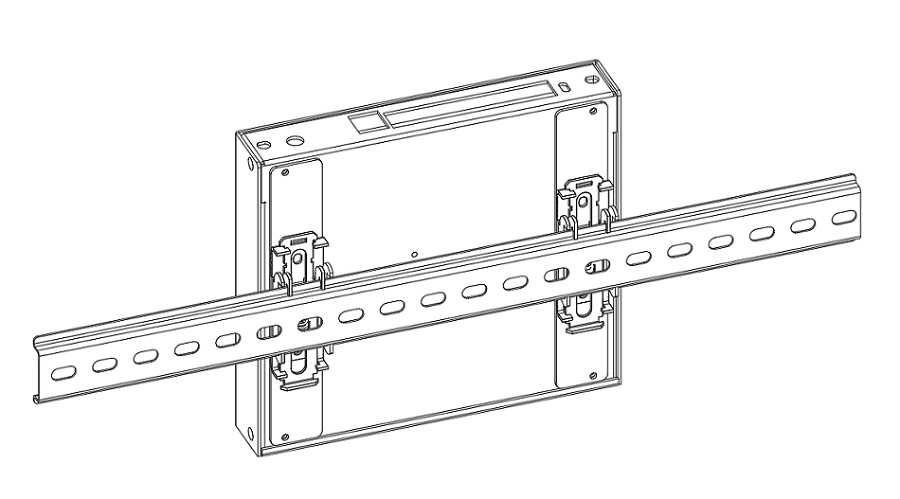 DIN mount kit ( For n80x,n90x,n12xx-v30 )